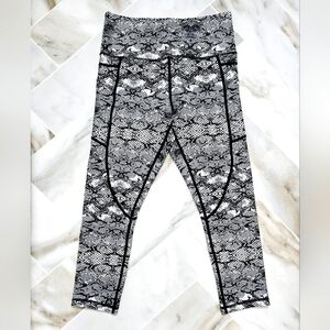 Zyia Metallic Snakeskin Legging